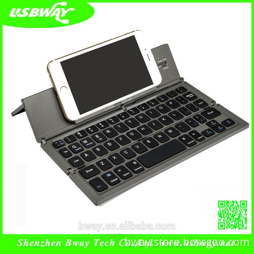 Portable folding mini wireless bluetooth mouse and keyboard with touchpad for tablet
